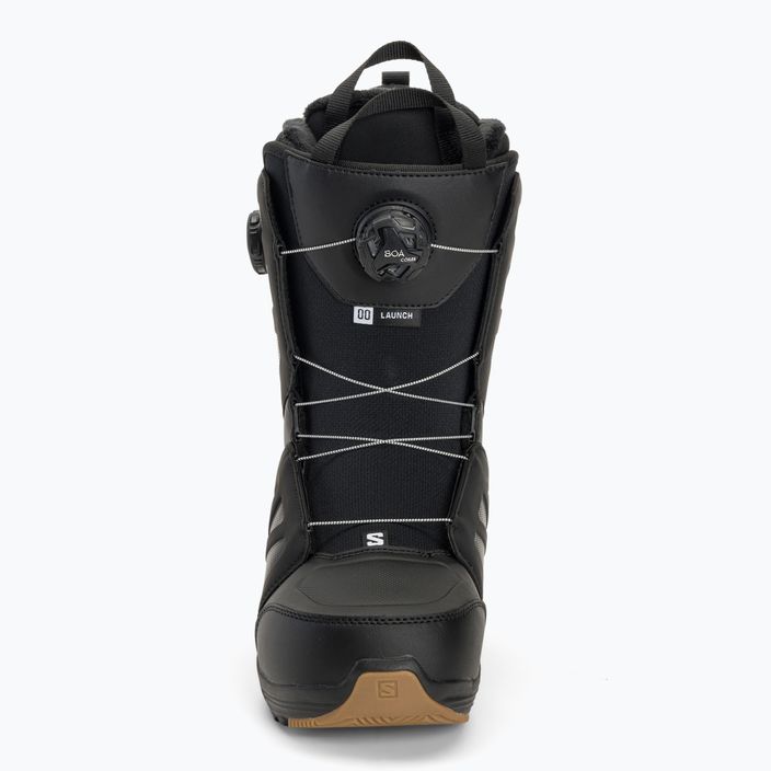 Pánske topánky na snowboard Salomon Launch Boa SJ Boa black/black/white 3