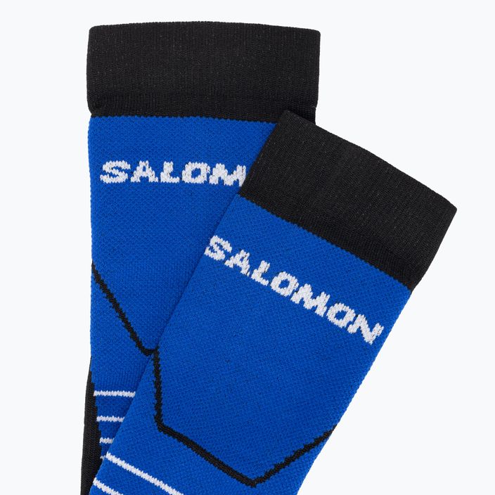 Lyžiarske ponožky Salomon S/Pro black/dazzling blue/white 3