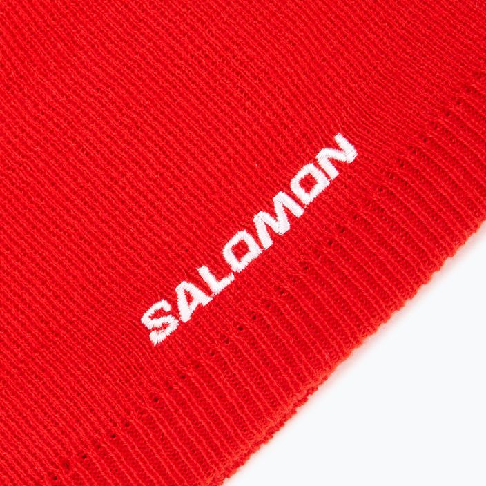 Zimná čiapka Salomon fiery red 3