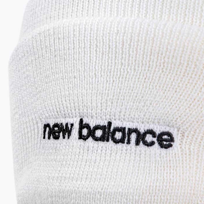 Dámska zimná čiapka New Balance Knit Cuffed Beanie Embroider biela NBLAH1332WT 3
