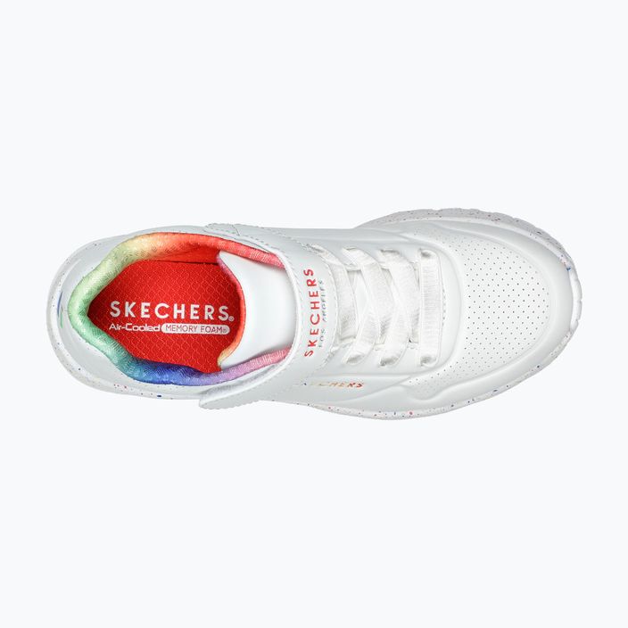 Detské tenisky SKECHERS Uno Lite Rainbow Specks white/multi 15