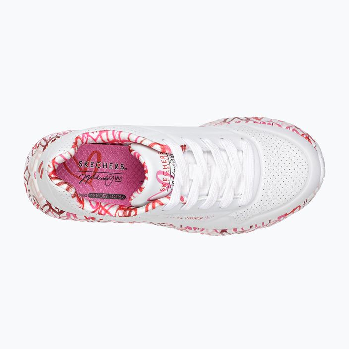 Detské tenisky SKECHERS Uno Lite Lovely Luv white/red/pink 15
