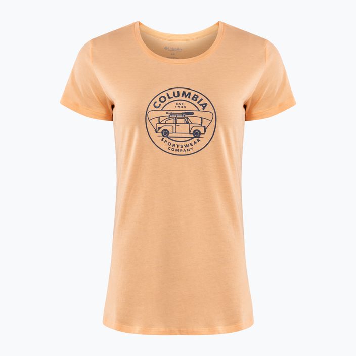 Dámske trekové tričko Columbia Daisy Days Graphic orange 1934592829 6