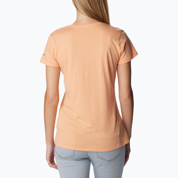 Dámske trekové tričko Columbia Daisy Days Graphic orange 1934592829 2