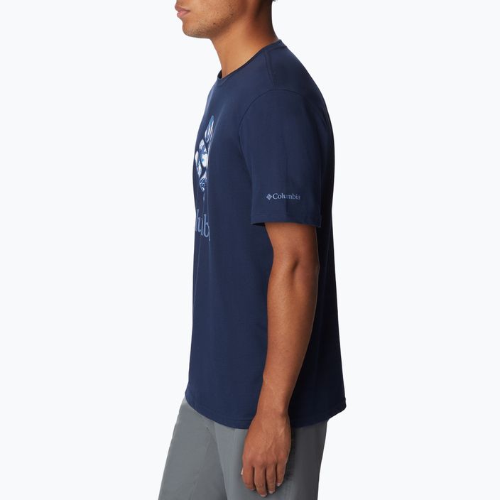 Columbia Rapid Ridge Graphic pánske trekingové tričko námornícka modrá 1888813470 4
