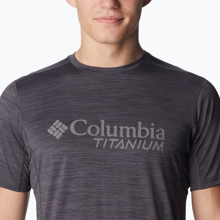 Columbia Titan Pass Graphic pánske trekingové tričko čierne 1991471 4