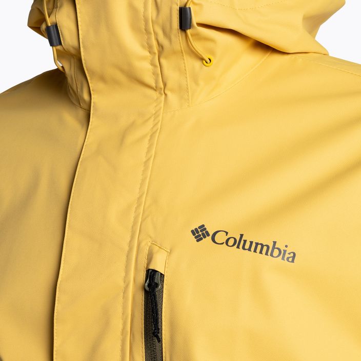 Columbia pánska bunda do dažďa Hikebound yellow-green 1988621 3