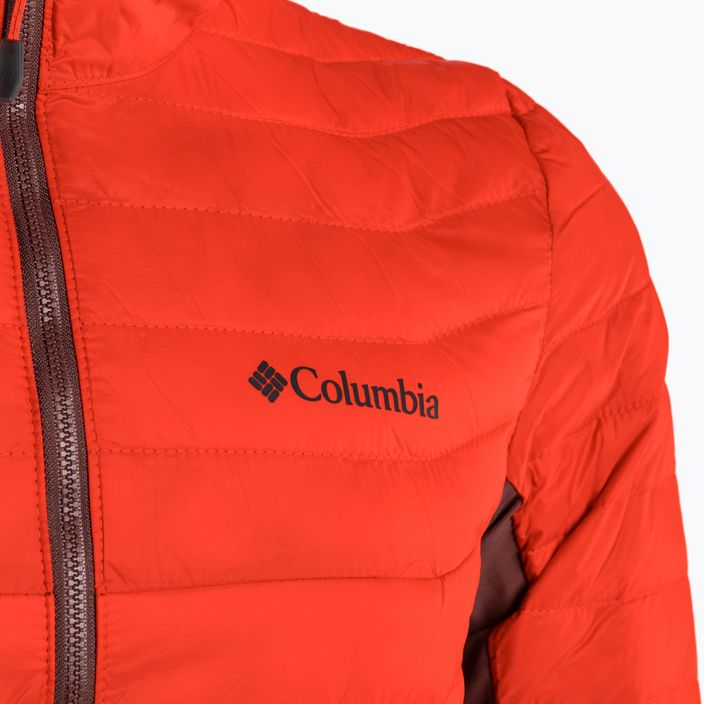 Columbia Powder Pass Pánska hybridná bunda s kapucňou červená 1773271839 10