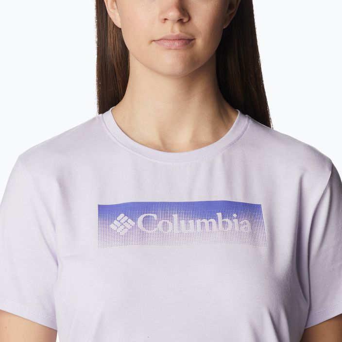 Dámske trekingové tričko Columbia Sun Trek Graphic purple 1931753569 5