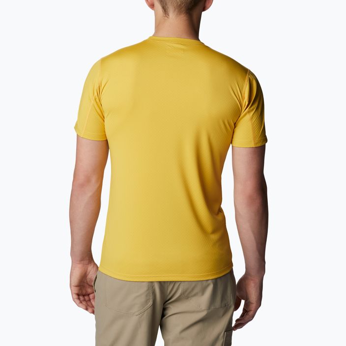 Columbia Zero Rules pánske trekingové tričko žlté 1533313742 2