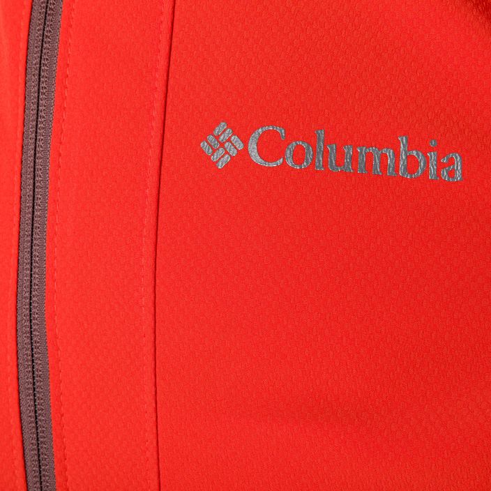 Pánska softshellová bunda Columbia Tall Heights s kapucňou Red 1975591839 3