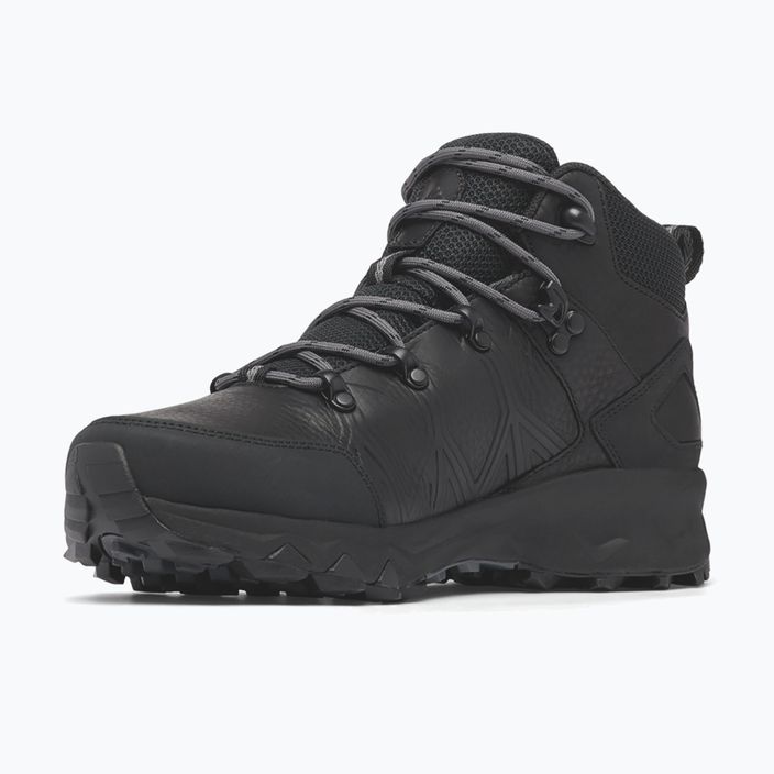 Columbia Peakfreak II Mid Outdry Leather black/graphite dámske turistické topánky 16