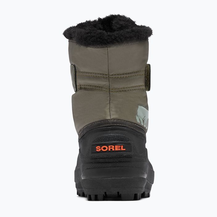 Sorel Snow Commander junior snehové topánky stone green/alpine tundra 10