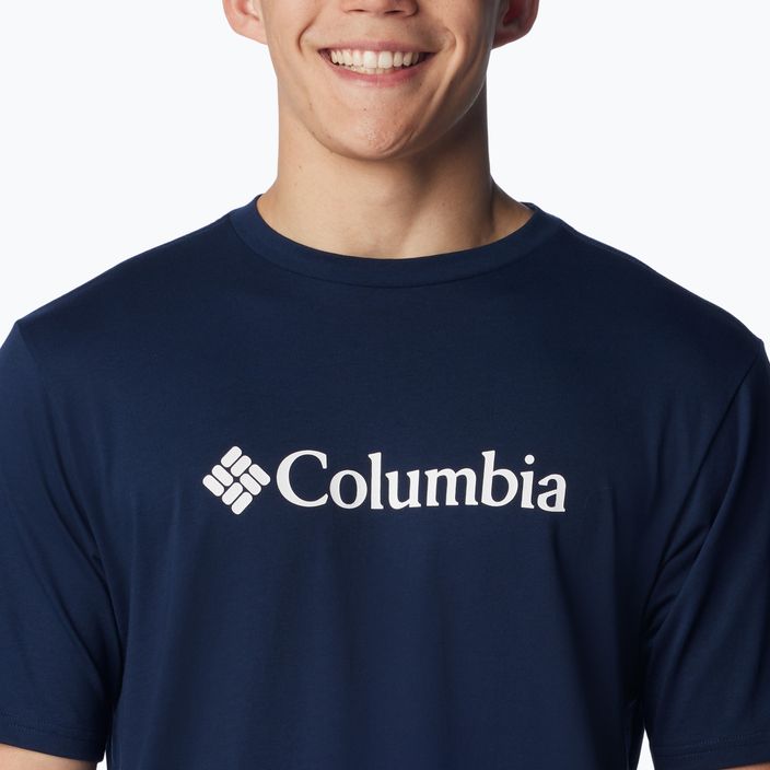 Pánske tričko Columbia CSC Basic Logo collegiate navy/csc retro logo 4