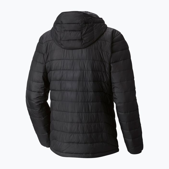 Pánska páperová bunda Columbia Powder Lite II Hooded black 10