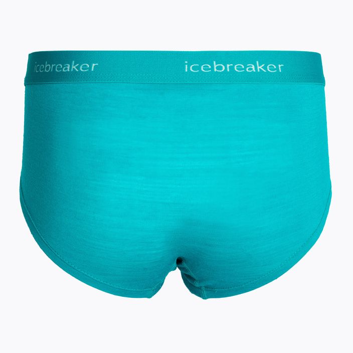 Dámske termo boxerky Icebreaker Sprite hot flux green 2