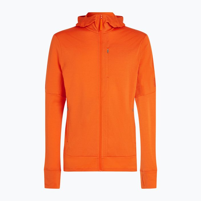 Pánska mikina Icebreaker Merino 260 Quantum IV Zip Hoodie blaze 12