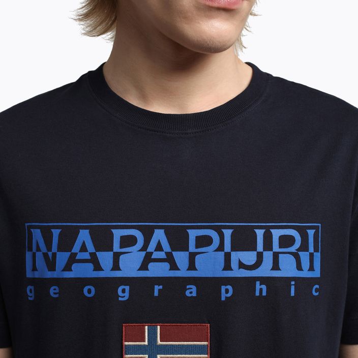 Pánske tričko Napapijri NP0A4GDQ azul 3