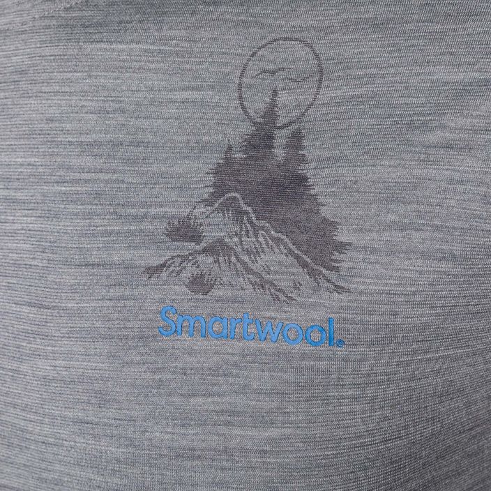 Pánske tričko Smartwool Wilderness Summit Graphic Tee svetlosivé 16673 6