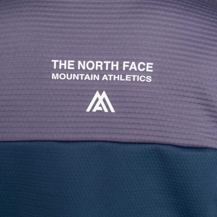 Dámska trekingová bunda The North Face Ma Crew Neck Fleece šedo-modrá NFA824QIJV1 4