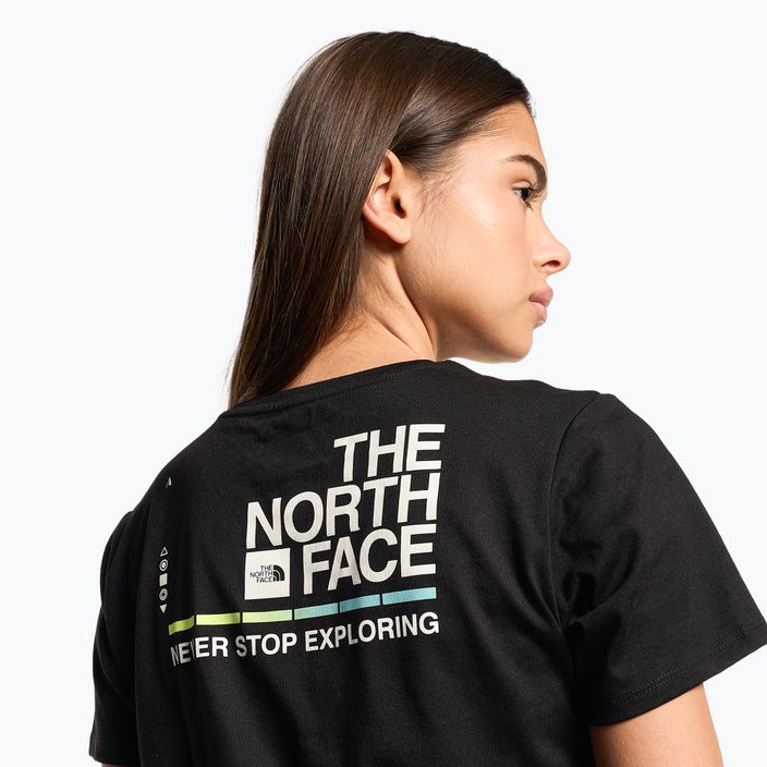 Dámske trekingové tričko The North Face Foundation Graphic black NF0A55B2R0G1 3