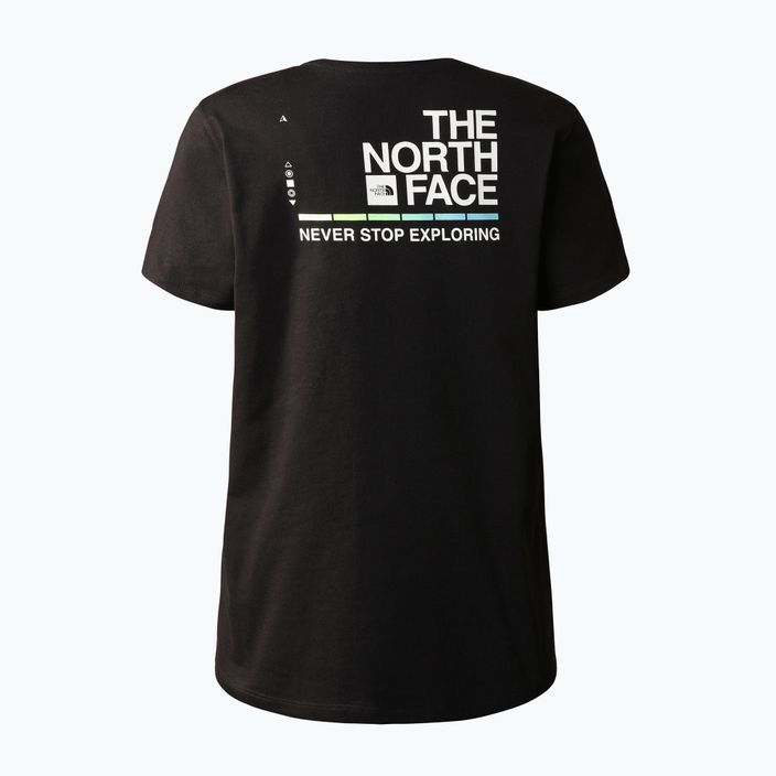 Dámske trekingové tričko The North Face Foundation Graphic black NF0A55B2R0G1 5