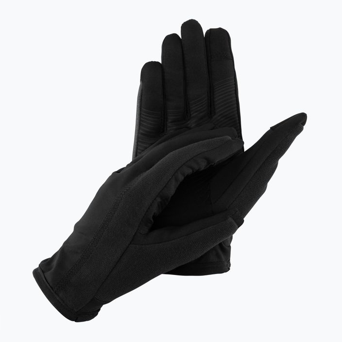 Pánske bežecké reflexné rukavice Under Armour Storm Run Liner black/black
