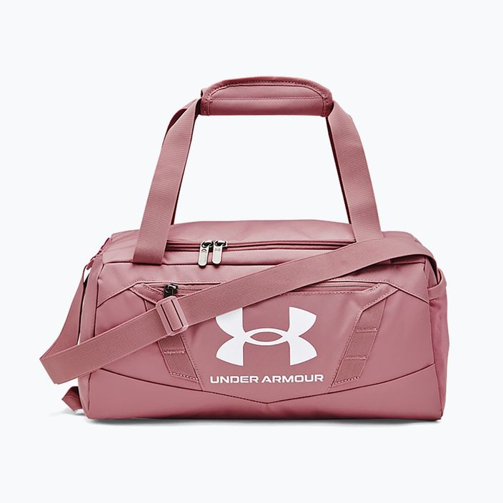 Cestovná taška Under Armour Undeniable 5.0 Duffle XXS 18 l pink elixir/white