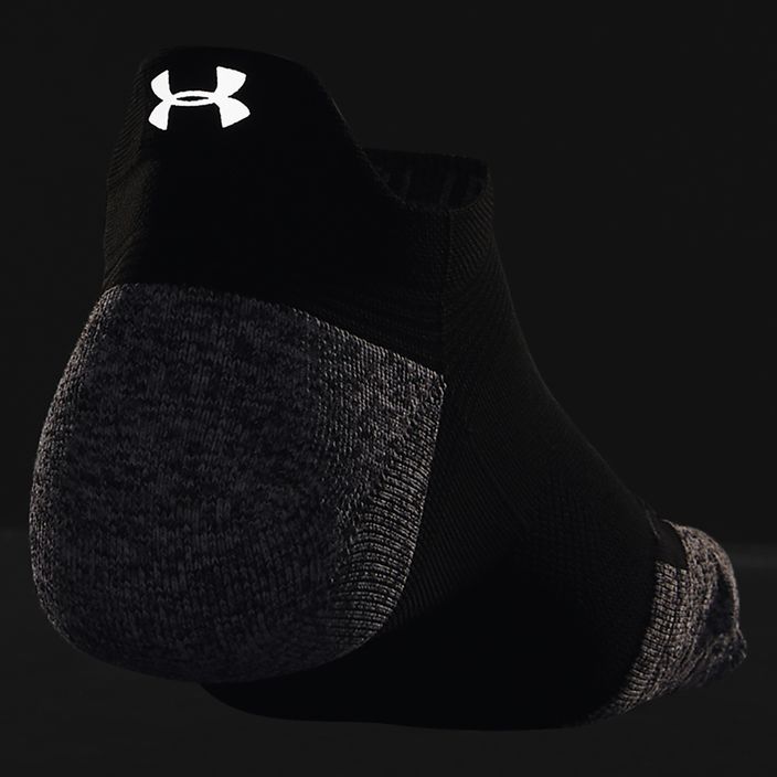 Tréningové ponožky Under Armour Ad Run Cushion 1Pk NS Tab black/pitch gray/reflective 2