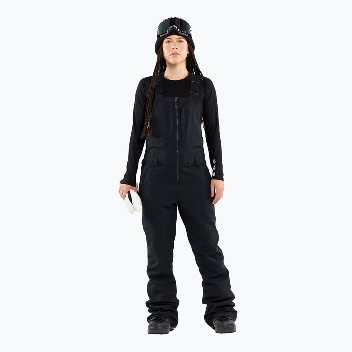 Dámske snowboardové nohavice Volcom Swift Bib Overall black