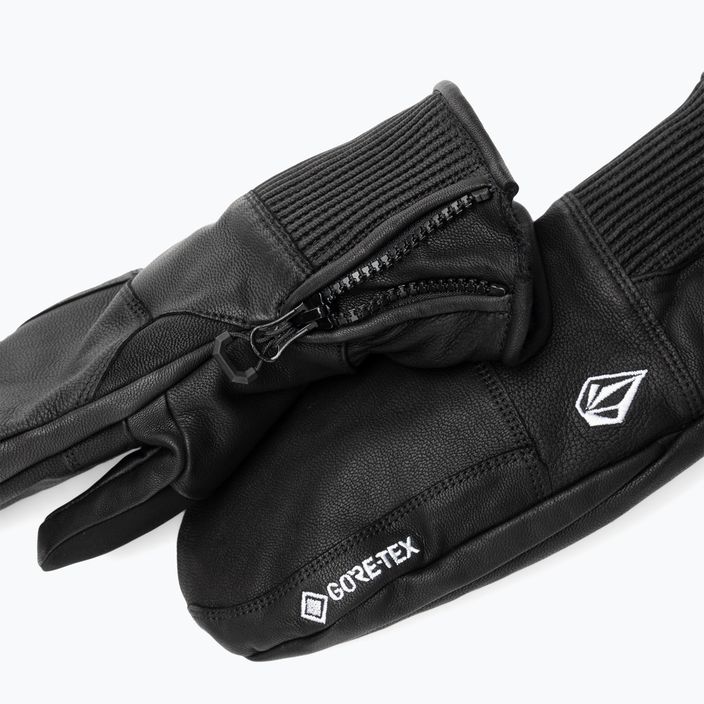 Pánske rukavice na snowboard Volcom Service Gore-Tex čierne 4