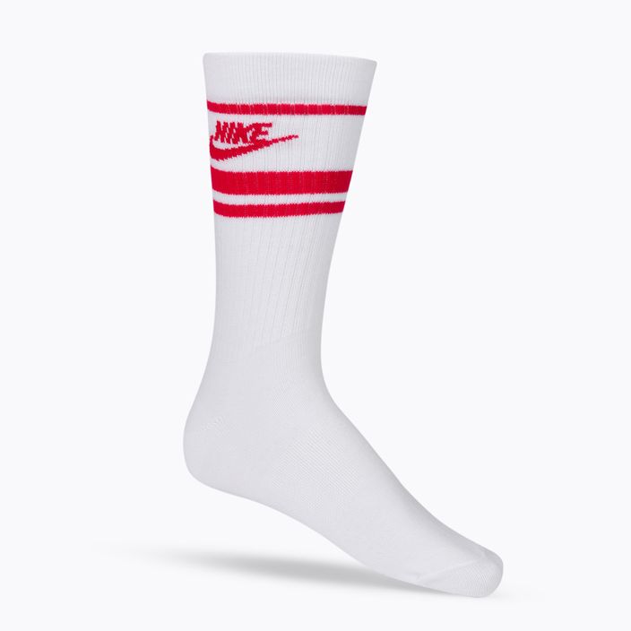 Tréningové ponožky Nike Sportswear Everyday Essential bielo-červené DX5089-102