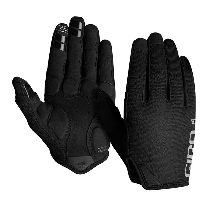 Pánske cyklistické rukavice Giro DND Gel black 2