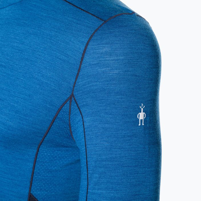 Pánske termo tričko Smartwool Merino Sport LS 1/4 Zip blue 11538 3