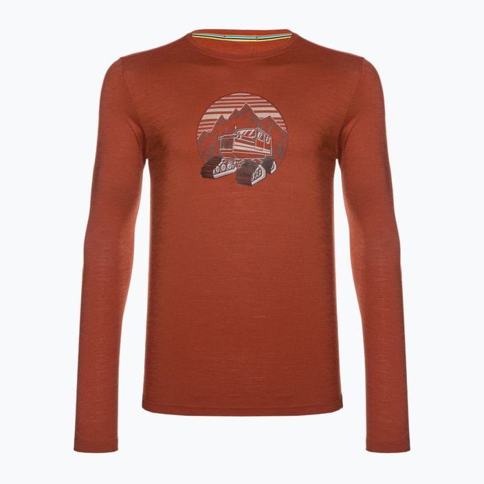 Pánske tričko Smartwool Snowcat Trek Graphic T-shirt brown 16683 4