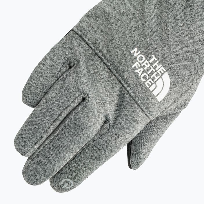 Detské trekingové rukavice The North Face Recycled Etip medium grey heather 4