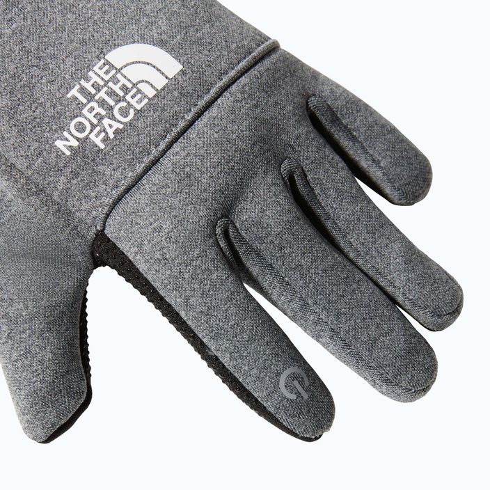 Detské trekingové rukavice The North Face Recycled Etip medium grey heather 7