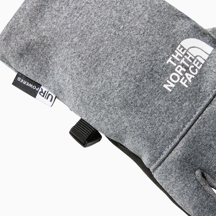 Detské trekingové rukavice The North Face Recycled Etip medium grey heather 9