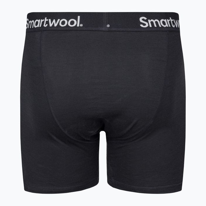 Pánske termo boxerky Smartwool Brief Boxed black 2