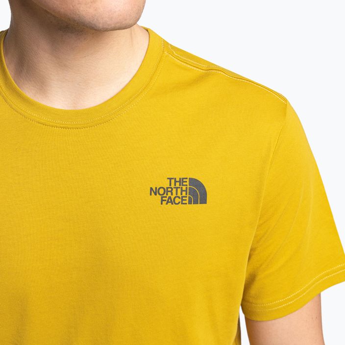 Pánske trekingové tričko The North Face Redbox yellow NF0A2TX276S1 5