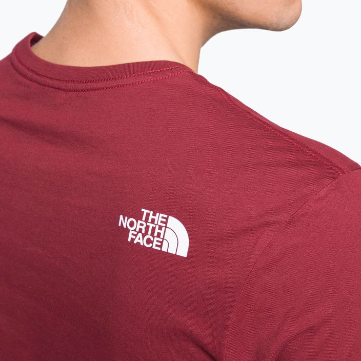 Pánske trekingové tričko The North Face Easy red NF0A2TX36R31 6