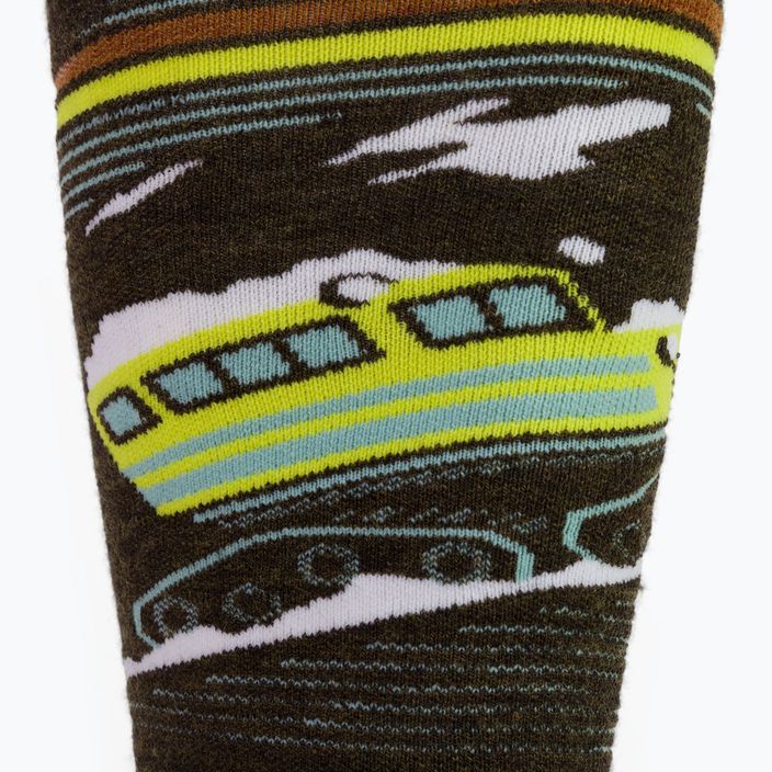 Pánske snowboardové ponožky Smartwool Targeted Cushion Piste Machine OTC green SW001922 4