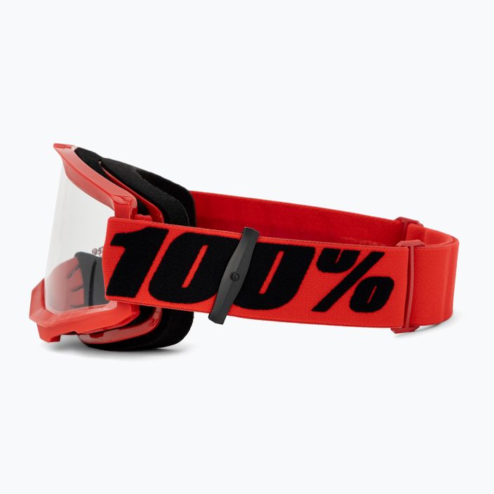 Pánske cyklistické okuliare 100% Strata 2 red/clear 50027-00004 4