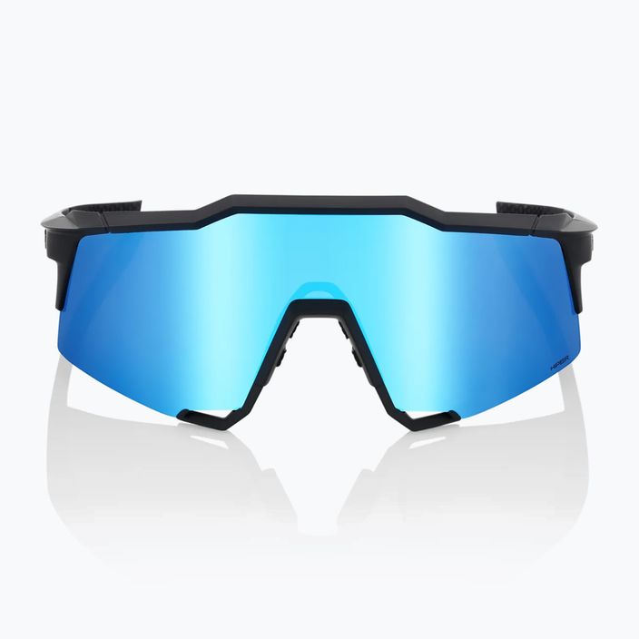 100% Speedcraft matné čierne/hyper modré viacvrstvové zrkadlové cyklistické okuliare 60007-00004 8
