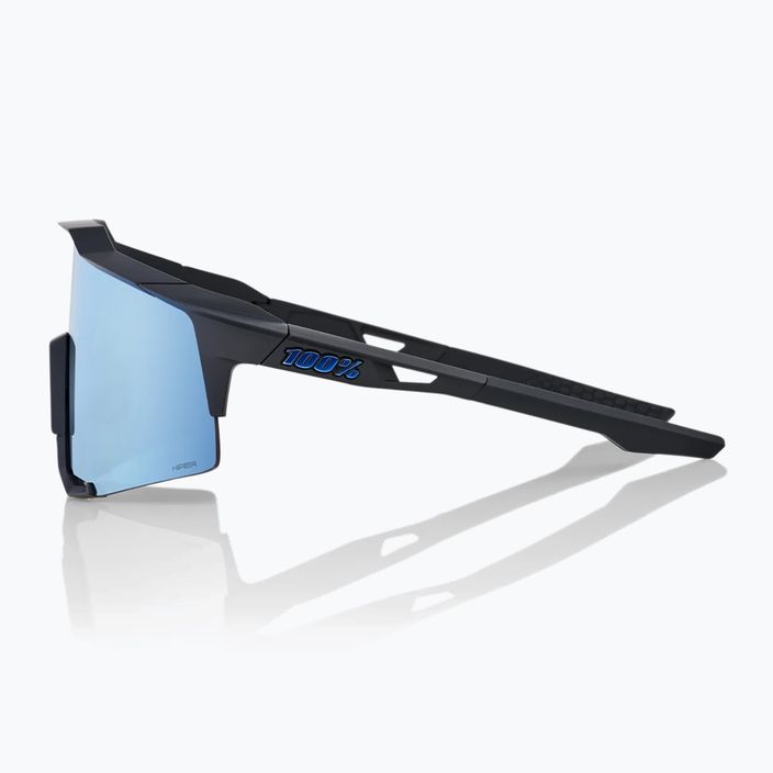 100% Speedcraft matné čierne/hyper modré viacvrstvové zrkadlové cyklistické okuliare 60007-00004 9