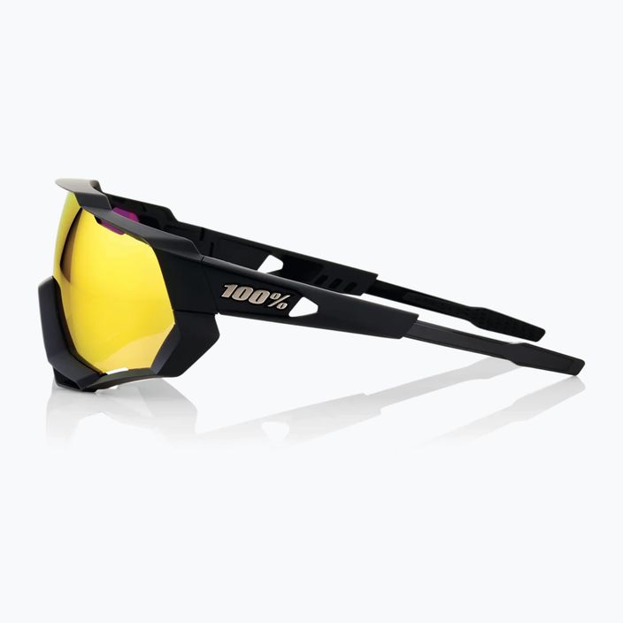 Cyklistické okuliare 100% Speedtrap soft tact black/red multilayer mirror 60012-00004 9