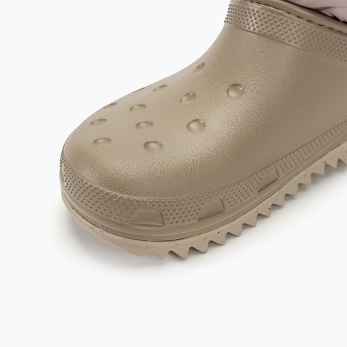 Dámske snehové topánky Crocs Classic Neo Puff Shorty mocha/mushroom 7