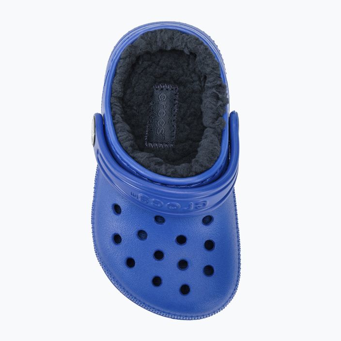Detské Šľapky Crocs Classic Lined blue bolt 6