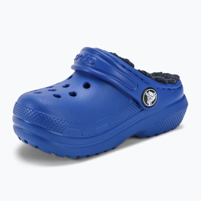Detské Šľapky Crocs Classic Lined blue bolt 8