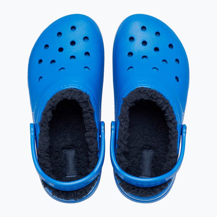 Detské Šľapky Crocs Classic Lined blue bolt 12